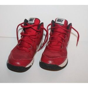 US Size 11C Youth  Nike Air Shoes Red And White 759984-600